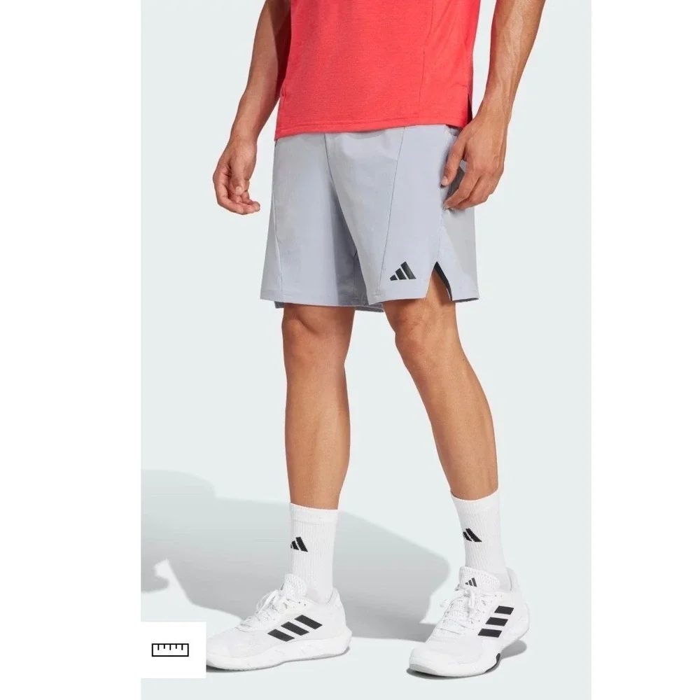 Adidas Shorts Mens Large Light Blue Aeroready 9